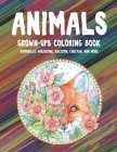 Animals - Grown-Ups Coloring Book - Armadillo, Wolverine, Raccoon, Cheetah, and more Cover Image