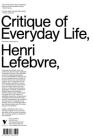 Critique of Everyday Life: The Three-Volume Text Cover Image