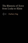 The Rhetoric of Error from Locke to Kleist Cover Image