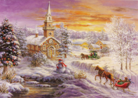 The Village Church Deluxe Boxed Holiday Cards  Cover Image