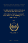 Pleadings, Minutes of Public Sittings and Documents / Mémoires, Procès-Verbaux Des Audiences Publiques Et Documents, Volume 31 (2021) By Itlos (Editor) Cover Image