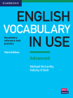 English Vocabulary in Use: Advanced Book with Answers: Vocabulary Reference and Practice By Michael McCarthy, Felicity O'Dell Cover Image