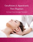 Consultations & Appointments Form Organiser for Deep Tissue Massage Therapists Cover Image