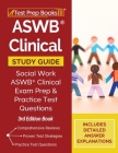 ASWB Clinical Study Guide: Social Work ASWB Clinical Exam Prep and Practice Test Questions [3rd Edition Book] Cover Image