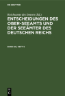 Entscheidungen Des Ober-Seeamts Und Der Seeämter Des Deutschen Reichs. Band 20, Heft 5 Cover Image