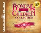 The Boxcar Children Collection Volume 14 (Library Edition): The Canoe Trip Mystery, The Mystery of the Hidden Beach, The Mystery of the Missing Cat Cover Image