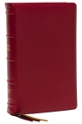 Kjv, Personal Size Large Print Single-Column Reference Bible, Premium Goatskin Leather, Red, Premier Collection, Red Letter, Thumb Indexed, Comfort Pr Cover Image
