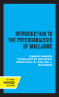Introduction to the Psychoanalysis of Mallarme (Perspectives in Criticism #10) Cover Image