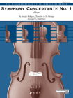 Symphony Concertante No. 1: Allegro, Conductor Score & Parts Cover Image