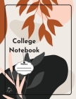 College Notebook: Student workbook Journal Diary Leaves cover notepad by Raz McOvoo Cover Image
