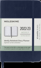 Moleskine 2023 Weekly Notebook Planner, 18M, Pocket, Sapphire Blue, Soft Cover (3.5 x 5.5) By Moleskine Cover Image
