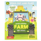 John Deere Kids Farm: 500 Stickers and Puzzle Activities: Fold Out and Play! Cover Image