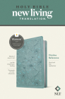NLT Thinline Reference Bible, Filament-Enabled Edition (Red Letter, Leatherlike, Floral Leaf Teal) By Tyndale (Created by) Cover Image