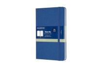 Moleskine Two-Go Notebook, Medium, Ruled-Plain, Lapis Blue Hard Cover (4.5 x 7) By Moleskine Cover Image