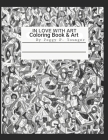 In Love With Art Coloring Book By Peggy P. Younger Cover Image