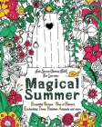 Magical Summer: Anti Stress Coloring Book For Everyone. Beautiful Scenes - Sea of Flowers, Enchanting Trees, Fabulous Animals and more Cover Image