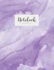 Notebook: Beautiful purple watercolor You got this ★ School supplies ★ Personal diary ★ Office notes 8.5 x 11 Cover Image