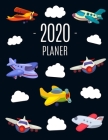 Flugzeug Planer 2020: Wochenplaner 2020 - Monatsplaner 12 Monate Organizer - Einfacher Überblick über die Terminpläne - Agenda mit Raum für By Eiche Presse Cover Image