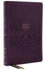 KJV Holy Bible, Center-Column Reference Bible, Leathersoft, Purple, 73,000+ Cross References, Red Letter, Comfort Print: King James Version By Thomas Nelson Cover Image