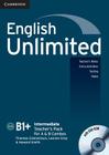 English Unlimited Intermediate Teacher's Pack (Teacher's Book with DVD-Rom) By Theresa Clementson, Leanne Gray, Howard Smith Cover Image