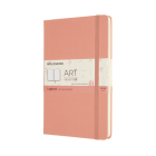 Moleskine Art Logbook, Large, Coral Pink, Hard Cover (5 X 8.25)  Cover Image
