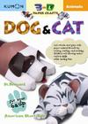 Animals: Dog & Cat (Kumon 3-D Paper Crafts) Cover Image