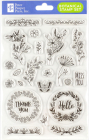 Botanicals Clear Stamp Set By Peter Pauper Press Inc (Created by) Cover Image