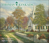 Thomas Kinkade Studios 2025 Deluxe Wall Calendar with Scripture By Thomas Kinkade Cover Image