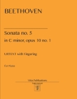 Beethoven Sonata no. 5 in c minor: op. 10 no. 1 Cover Image