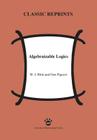 Algebraizable Logics By W. J. Blok, Don Pigozzi Cover Image