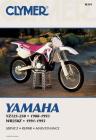 Clymer Yamaha YZ125-250; WR250Z, 1988-1993: Service, Repair, Maintenance Cover Image