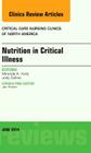 Nutrition in Critical Illness, an Issue of Critical Nursing Clinics: Volume 26-2 (Clinics: Nursing #26) Cover Image