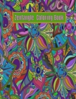 Zentangle Coloring Book: Zentangle Coloring Book for Teens and Adults with Fun and Relaxing Inspirational Animal Pages to color. By Buzzed Book Cover Image