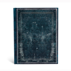 Paperblanks Hardcover Midnight Steel Ultra Lined (Old Leather Collection) By Paperblanks Journals Ltd (Created by) Cover Image