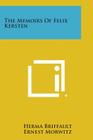The Memoirs of Felix Kersten By Herma Briffault, Ernest Morwitz Cover Image