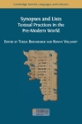 Synopses and Lists: Textual Practices in the Pre-Modern World Cover Image