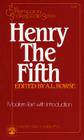 Henry V (Contemporary Shakespeare #15) By A. L. Rowse (Editor) Cover Image