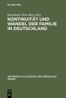 Kontinuität und Wandel der Familie in Deutschland Cover Image