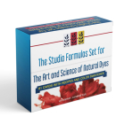 The Studio Formulas Set for the Art and Science of Natural Dyes: 84 Cards with Recipes and Color Swatches By Joy Boutrup, Catharine Ellis Cover Image