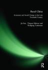 Rural China: Economic and Social Change in the Late Twentieth Century By Jie Fan, Thomas Heberer, Wolfgang Taubmann Cover Image