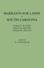 Warrants for Lands in South Carolina. Volumes I, II, III Cover Image