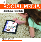 Is Social Media Helpful or Harmful? (Points of View) By Jennifer Lombardo Cover Image