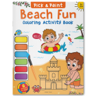 Beach fun: Pick and Paint Coloring Activity Book By Wonder House Books Cover Image