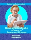 Denksportaufgabe für Senioren mit Demenz und Alzheimer By Denis Geier Cover Image