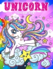 Unicorn Coloring Book: Big and Jumbo Unicorns 50 Activity Coloring Book for Girls, Kids, Toddlers Bonus Mazes Puzzle Ages 4-8 Perfect Gifts Cover Image