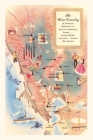 Vintage Journal Map of California Wine Country By Found Image Press (Producer) Cover Image