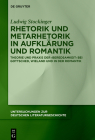 Rhetorik und Metarhetorik in Aufklärung und Romantik (Untersuchungen Zur Deutschen Literaturgeschichte #171) By Ludwig Stockinger Cover Image