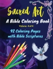 Sacred Art: A Bible Coloring Book (Volume 4 of 4) Cover Image