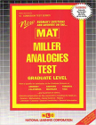 MILLER ANALOGIES TEST (MAT): Passbooks Study Guide (Admission Test Series (ATS)) By National Learning Corporation Cover Image