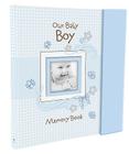 Christian Art Gifts Boy Baby Book of Memories Blue Keepsake Photo Album Our Baby Boy Memory Book Baby Book with Bible Verses, the First Year By Christian Art Gifts (Manufactured by) Cover Image